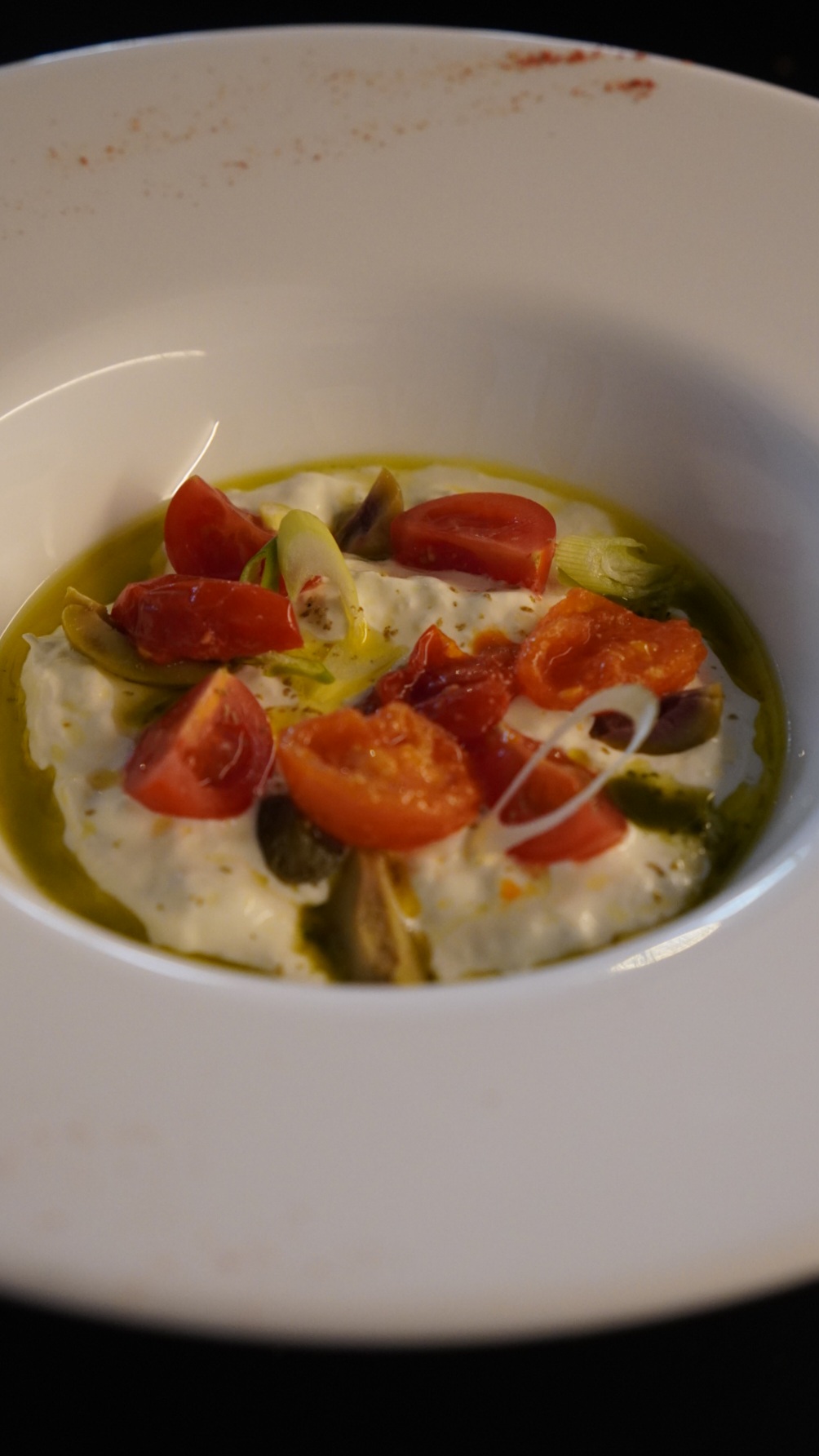 Burrata aux tomates