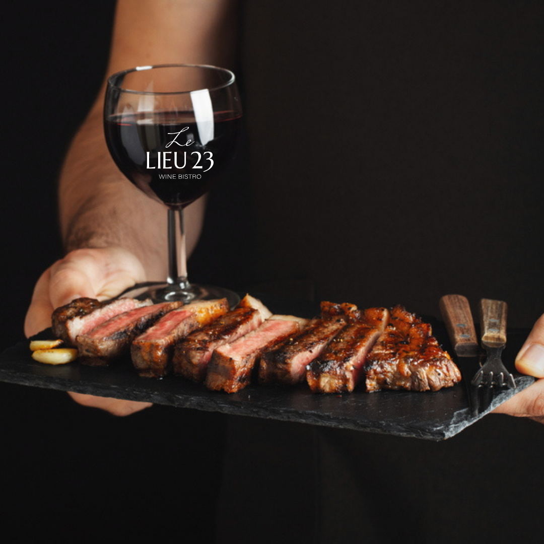 Viande et vin au Lieu 23